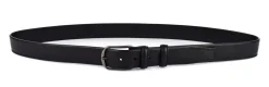 Cintura uomo in pelle tubolare SIMPLYUP 8043 Nera