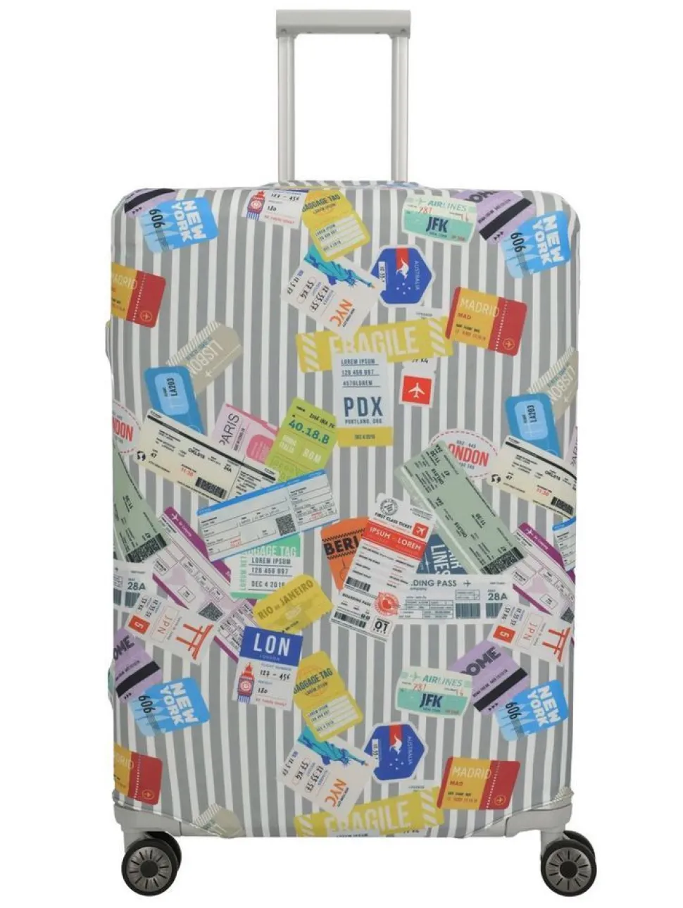 Cover copri valigia trolley Travelite L Tickets