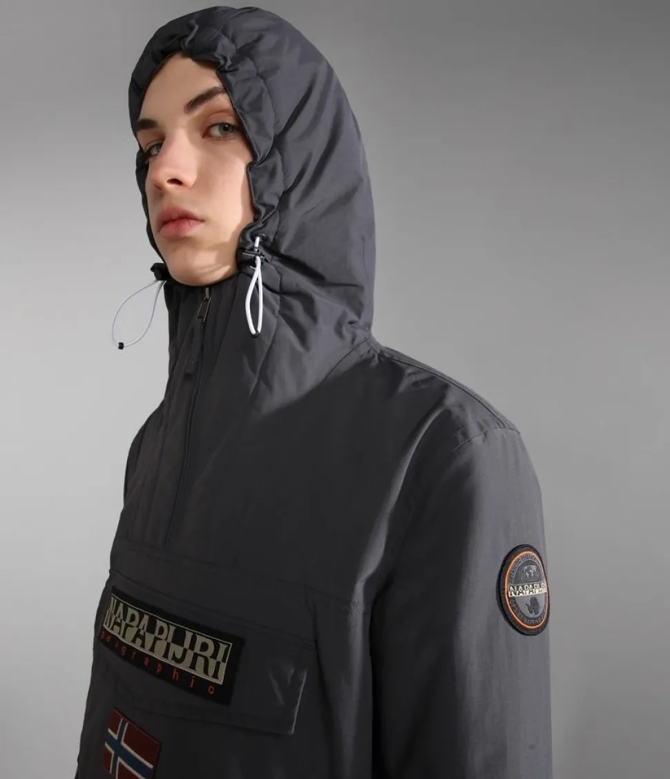 Giacca Napapijri Anorak Rainforest Winter Grigio Scuro
