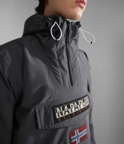 Giacca Napapijri Anorak Rainforest Winter Grigio Scuro
