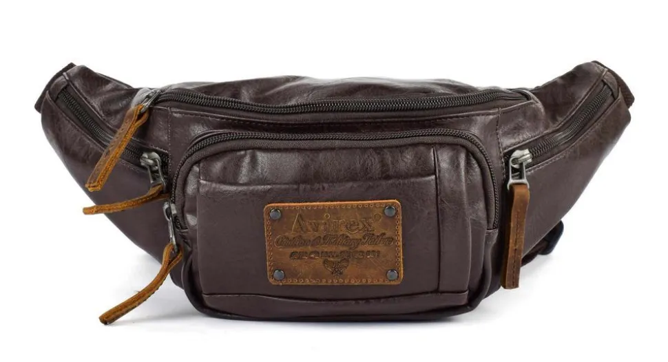 Marsupio Avirex Buffalo 18 Marrone