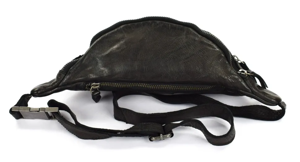 Marsupio in pelle Avirex Mayday MDY07 black