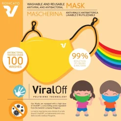 Mascherina di protezione per bambini Roncato Viraloff Verde