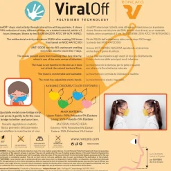 Mascherina di protezione per bambini Roncato Viraloff Verde