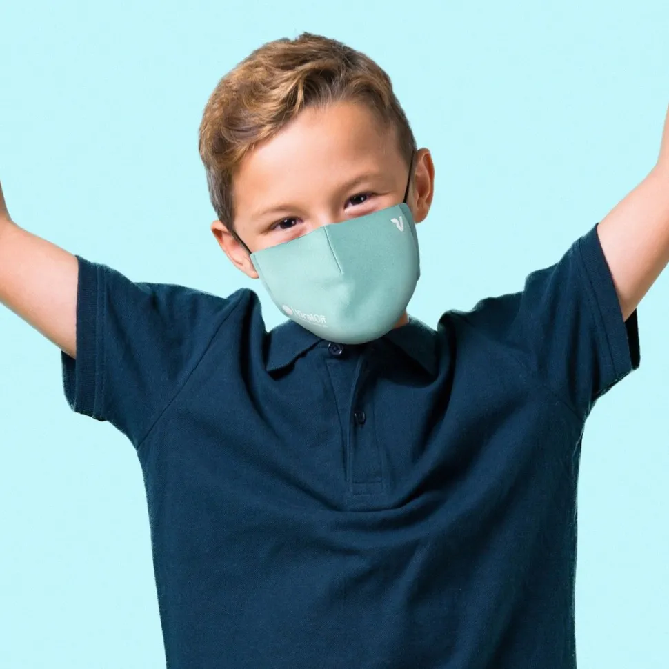 Mascherina di protezione per bambini Roncato Viraloff Azzurra