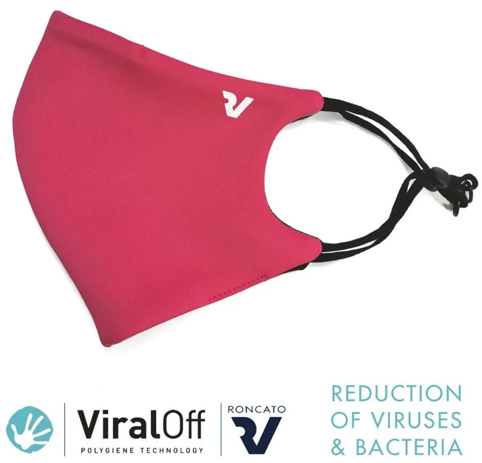 Mascherina di protezione Roncato Viraloff Fucsia misura M