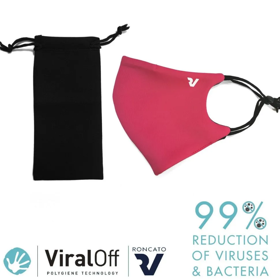 Mascherina di protezione Roncato Viraloff Fucsia misura M
