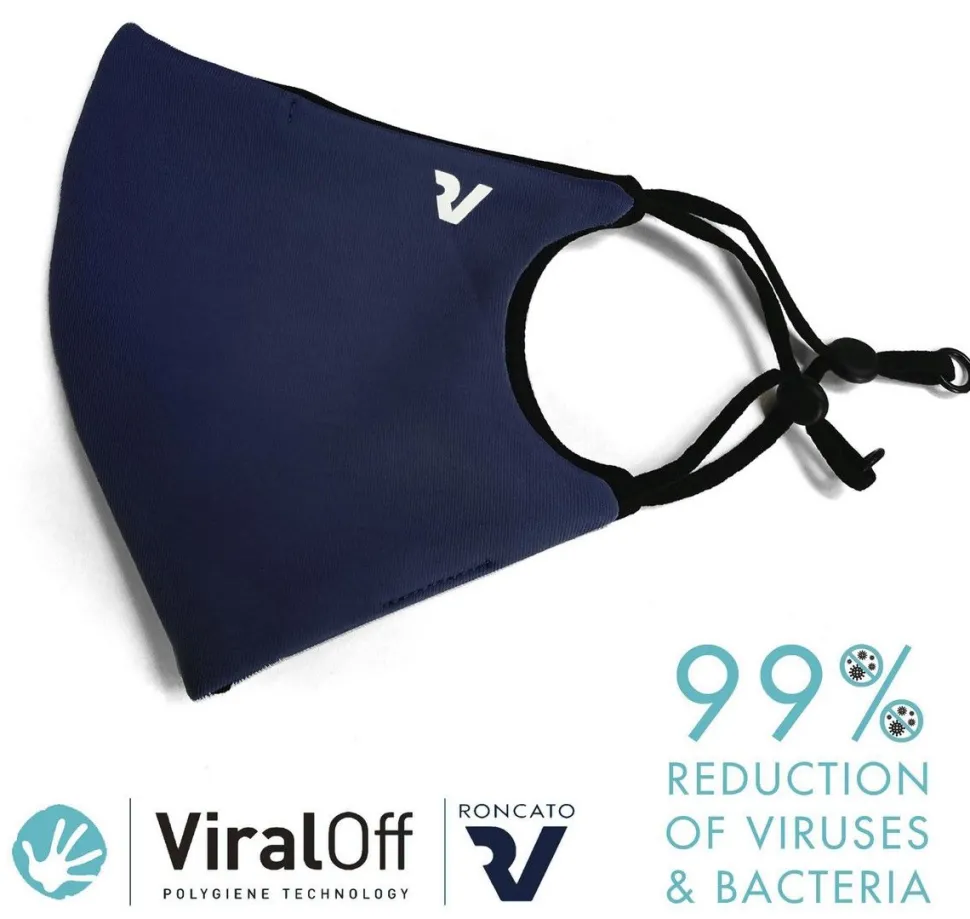 Mascherina di protezione Roncato Viraloff Blu Notte misura L