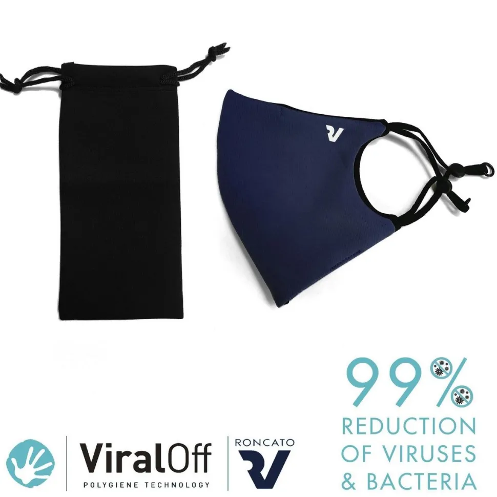 Mascherina di protezione Roncato Viraloff Blu Notte misura L