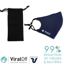 Mascherina di protezione Roncato Viraloff Blu Notte misura L
