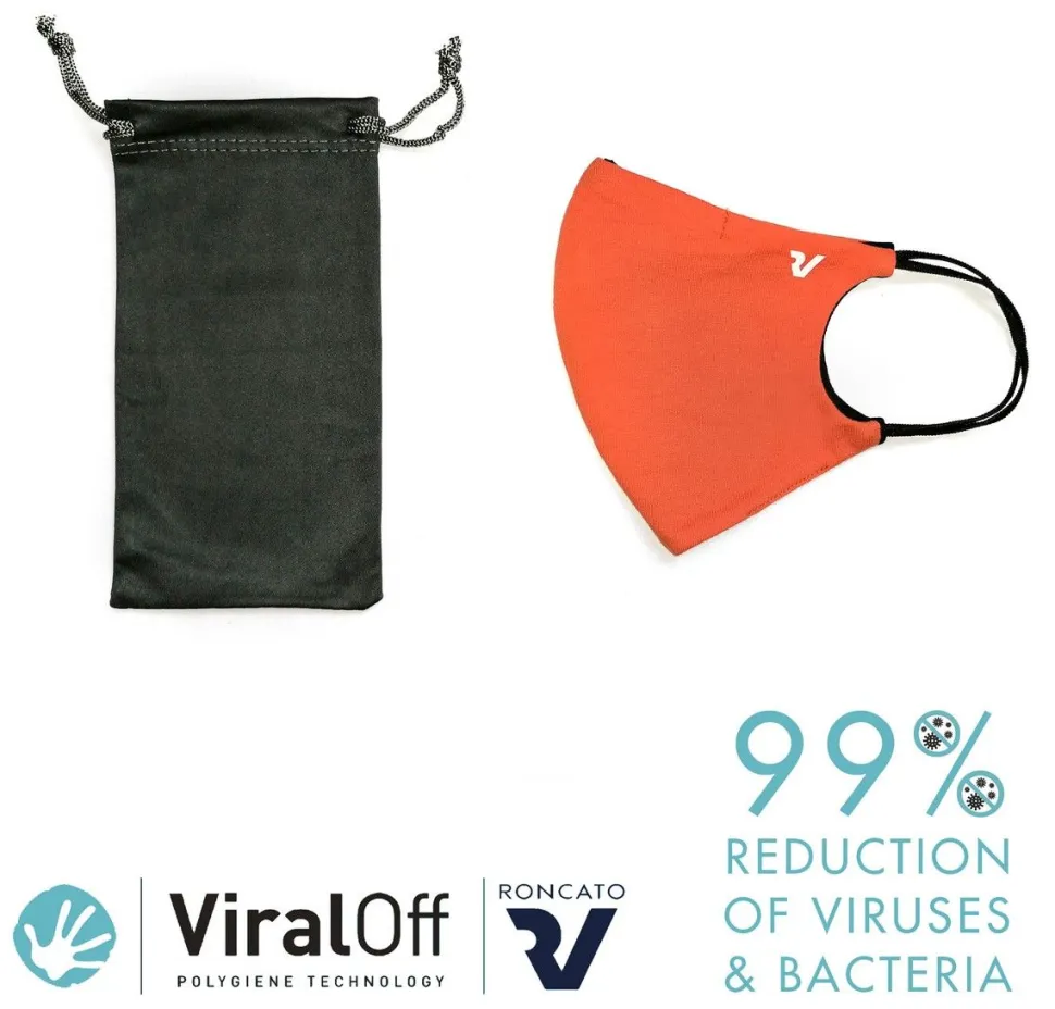 Mascherina di protezione Roncato Viraloff Papaya misura M