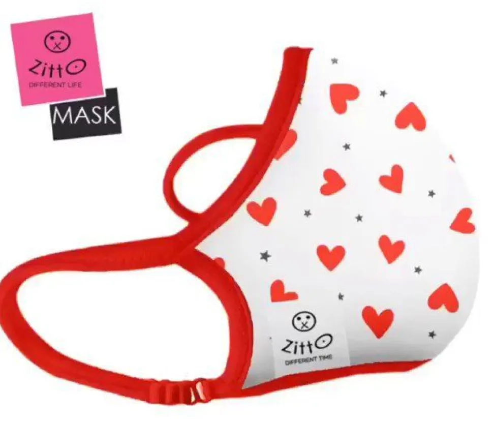 Mascherina per bambini Zitto Mask Kids Hearts