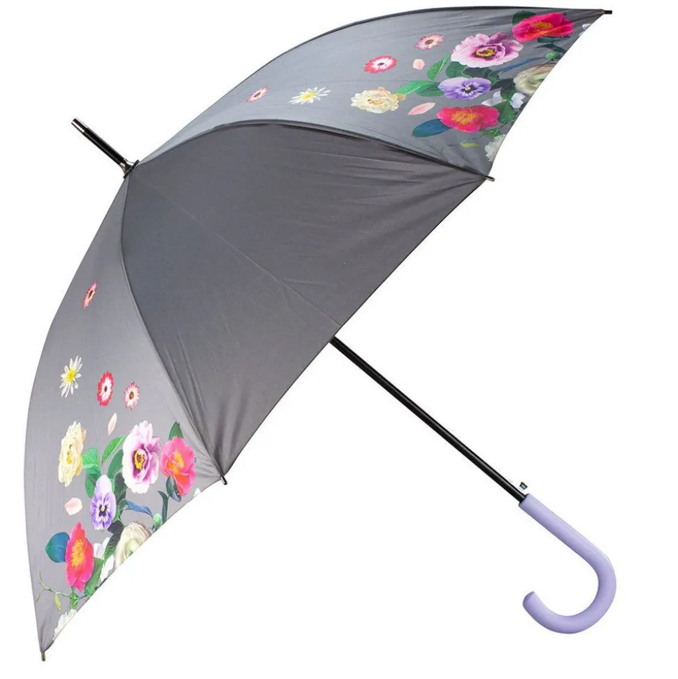 Ombrello automatico Ydry Bouquet Grigio