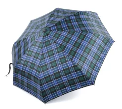 Ombrello Maxi pieghevole automatico apri/chiudi SIMPLYUP 5311 Scozzese Blu/Verde