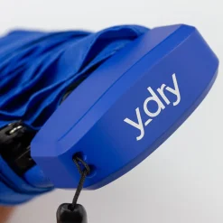 Ombrello mini piatto manualeY-dry Maya Blu