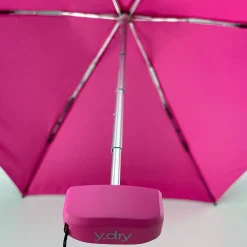 Ombrello mini piatto manualeY-dry Maya Fuxia