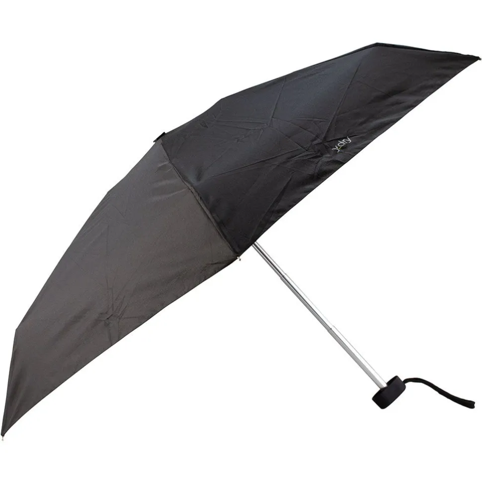 Ombrello mini piatto manuale Ydry Gea Nero