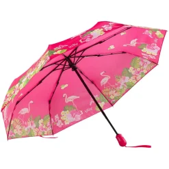 Ombrello pieghevole automaticoY-dry Flamingo Rosa