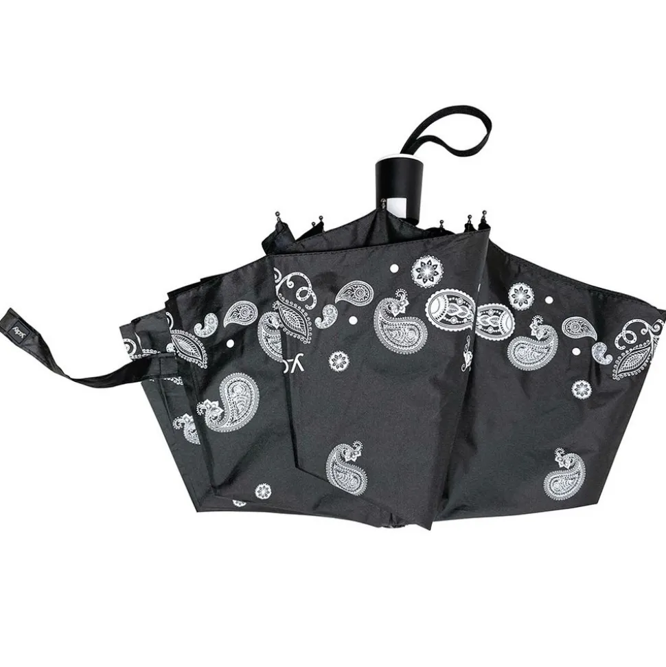 Ombrello pieghevole automatico Ydry Mandala Nero