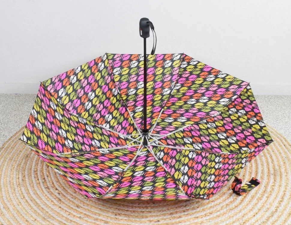 Ombrello pieghevole automatico SimplyUp 5041 Kisses Multicolor
