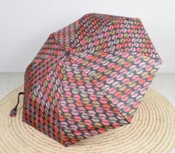 Ombrello pieghevole automatico SimplyUp 5041 Kisses Marrone
