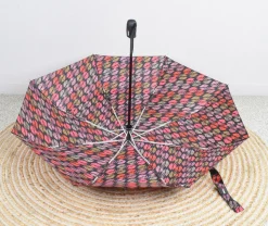 Ombrello pieghevole automatico SimplyUp 5041 Kisses Marrone
