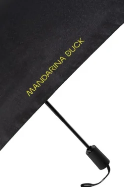 Ombrello pieghevole automatico Mandarina Duck Nero