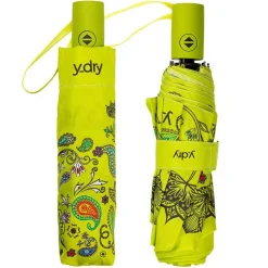 Ombrello pieghevole automaticoY-dry Deco Lime