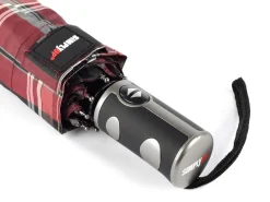 Ombrello pieghevole automatico apri/chiudi SIMPLYUP 5301 Scozzese Bordeaux