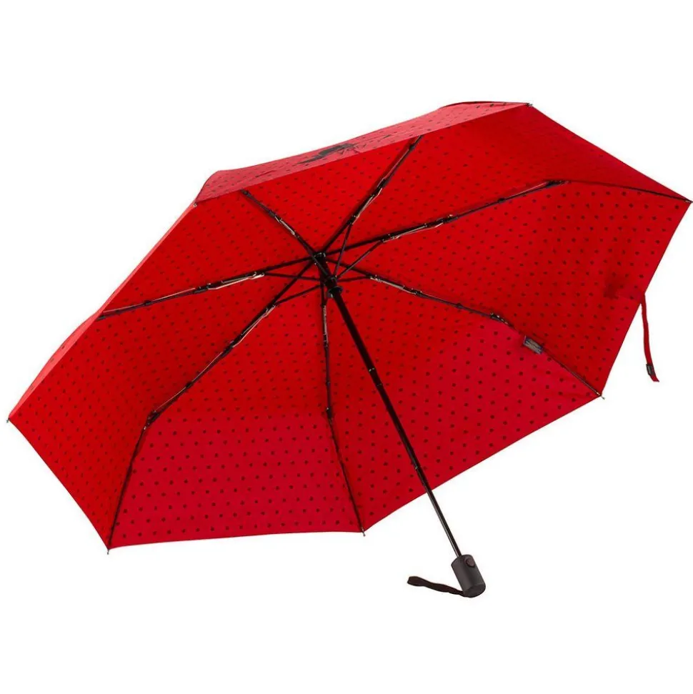 Ombrello pieghevole automatico Ydry Pin Up Rosso
