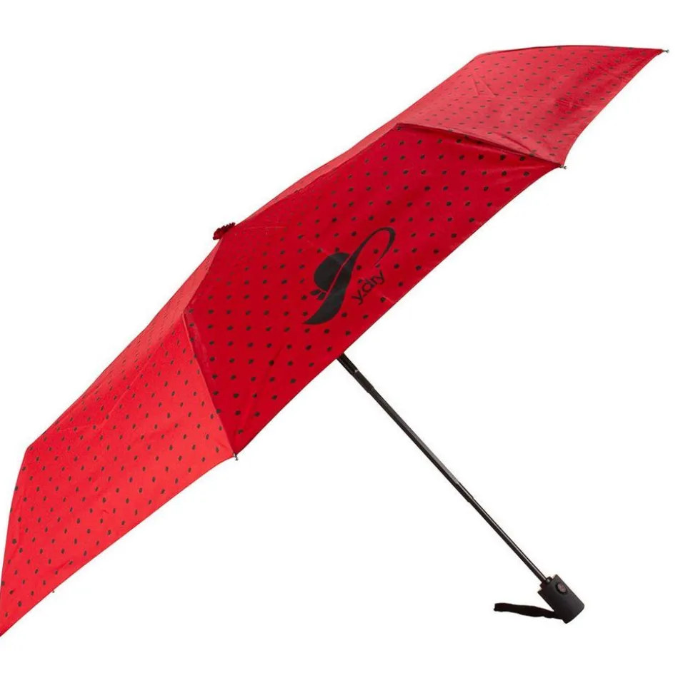 Ombrello pieghevole automatico Ydry Pin Up Rosso
