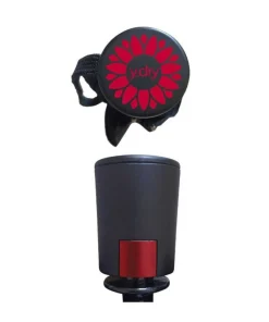 Ombrello pieghevole automatico Ydry Sunflowers Rosso