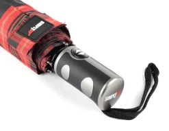 Ombrello pieghevole automatico apri/chiudi SIMPLYUP 5301 Scozzese Rosso