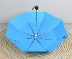 Ombrello pieghevole manuale SimplyUp 5080 Fluo Azzurro