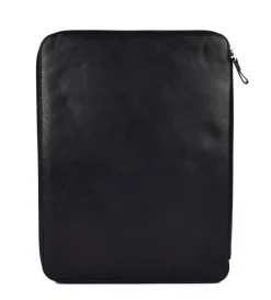 Portablocco in pelle Acciaio 8391 Nero