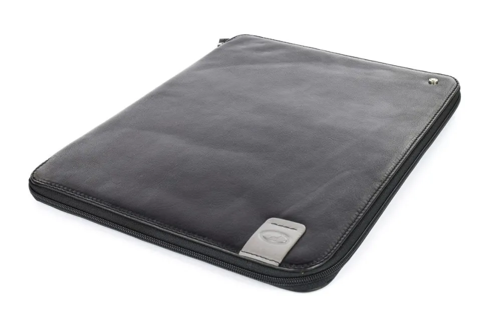 Portablocco in pelle Acciaio 8391 Nero