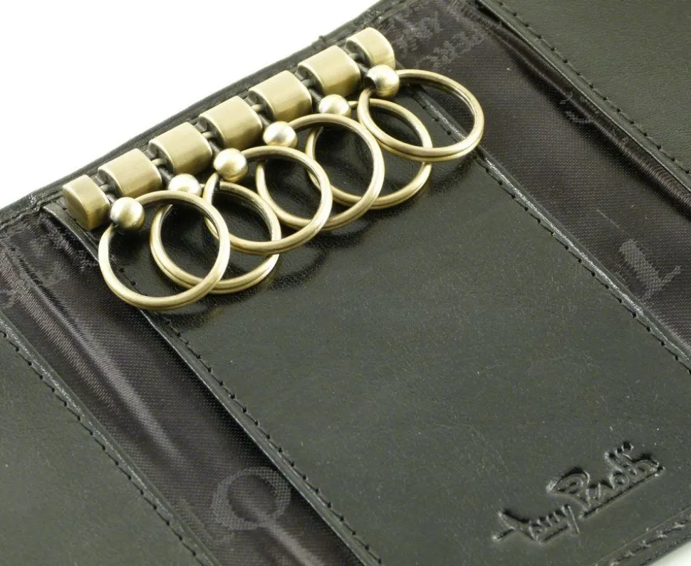 Portachiavi in cuoio Tony Perotti art 2533 nero