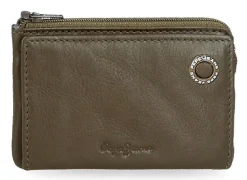 Portadocumenti con zip Pepe Jeans Badge 73702 Khaki