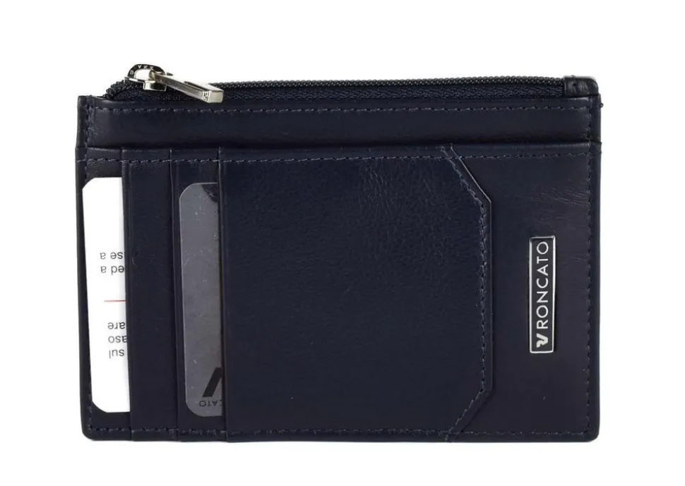 Portadocumenti piatto con zip Roncato Manchester 065 Navy