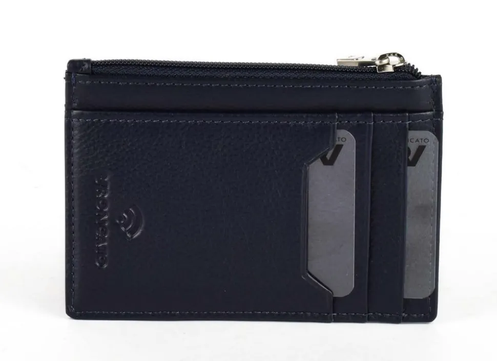 Portadocumenti piatto con zip Roncato Manchester 065 Navy