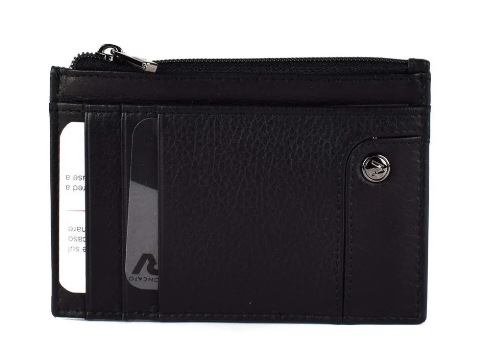 Portadocumenti piatto con zip Roncato Alaska 2415 Nero