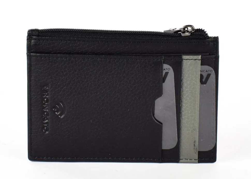 Portadocumenti piatto con zip Roncato Alaska 2415 Nero