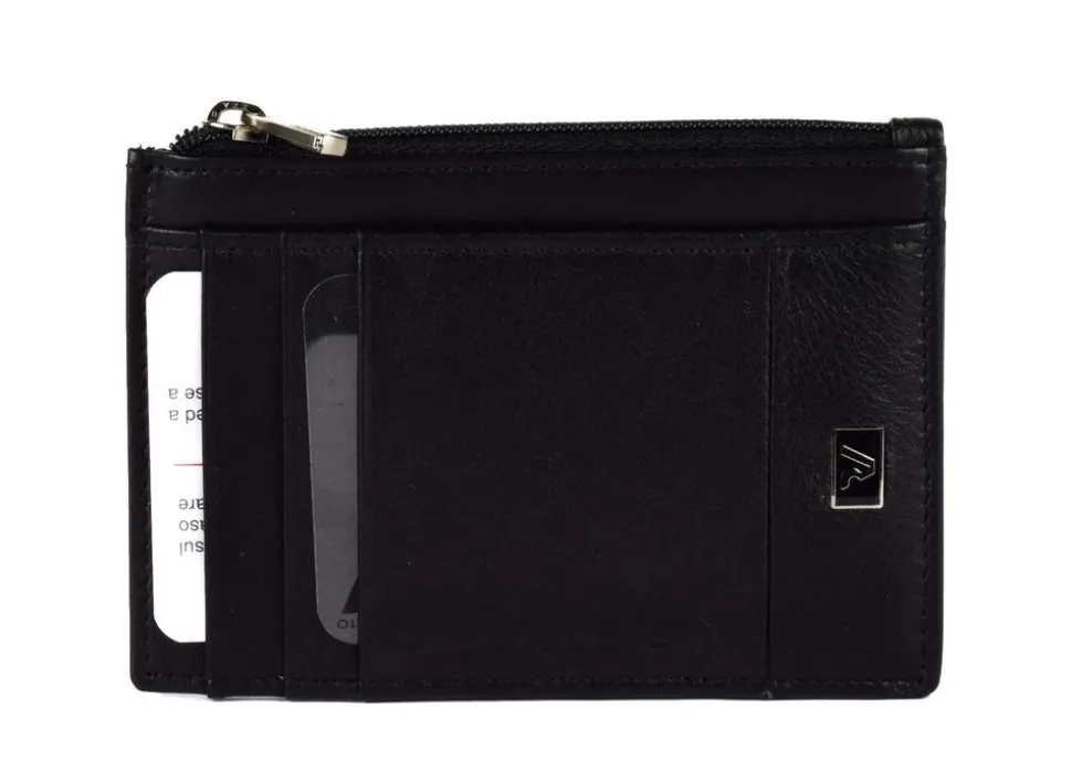 Portadocumenti piatto con zip Roncato Manhattan 645 Nero