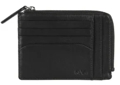 Portadocumenti piatto con zip Nava Smooth 422 Nero