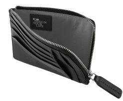Portadocumenti piatto con zip Nava Smooth 422 Nero