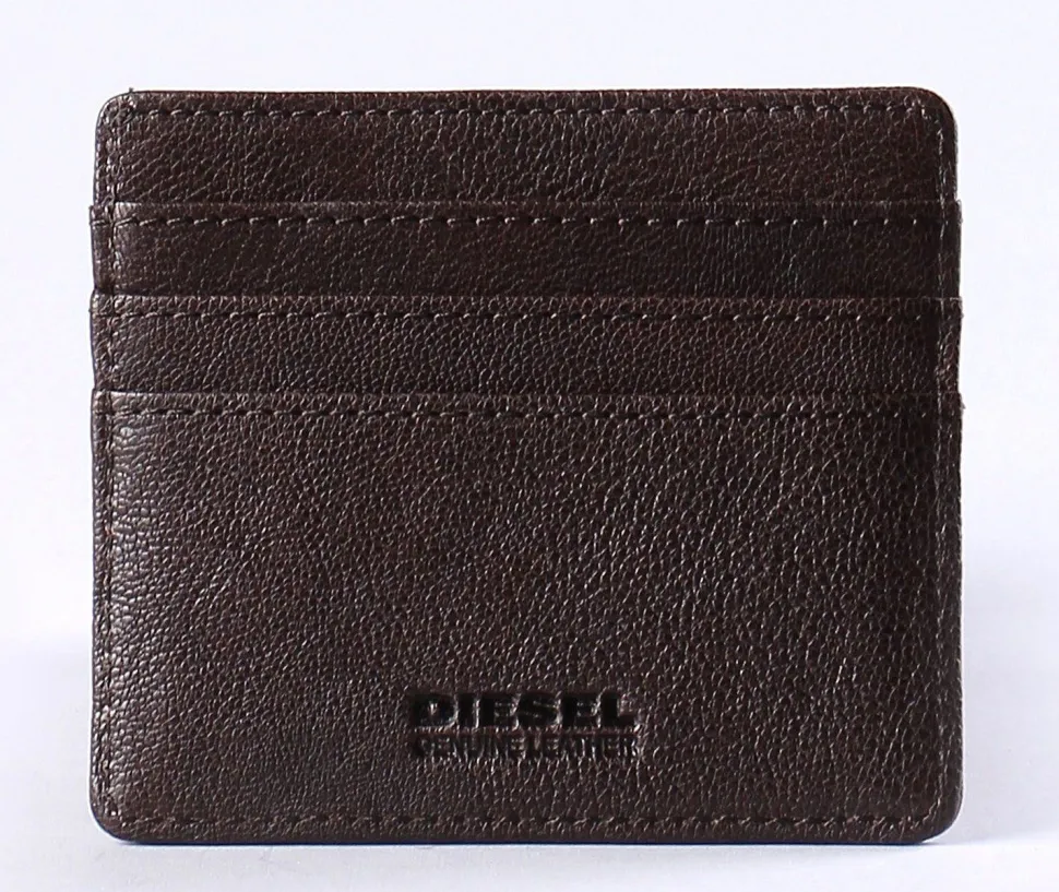 Portadocumenti piatto Diesel Johnas I marrone