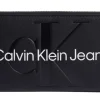 Portafoglio donna con zip Calvin Klein Nero