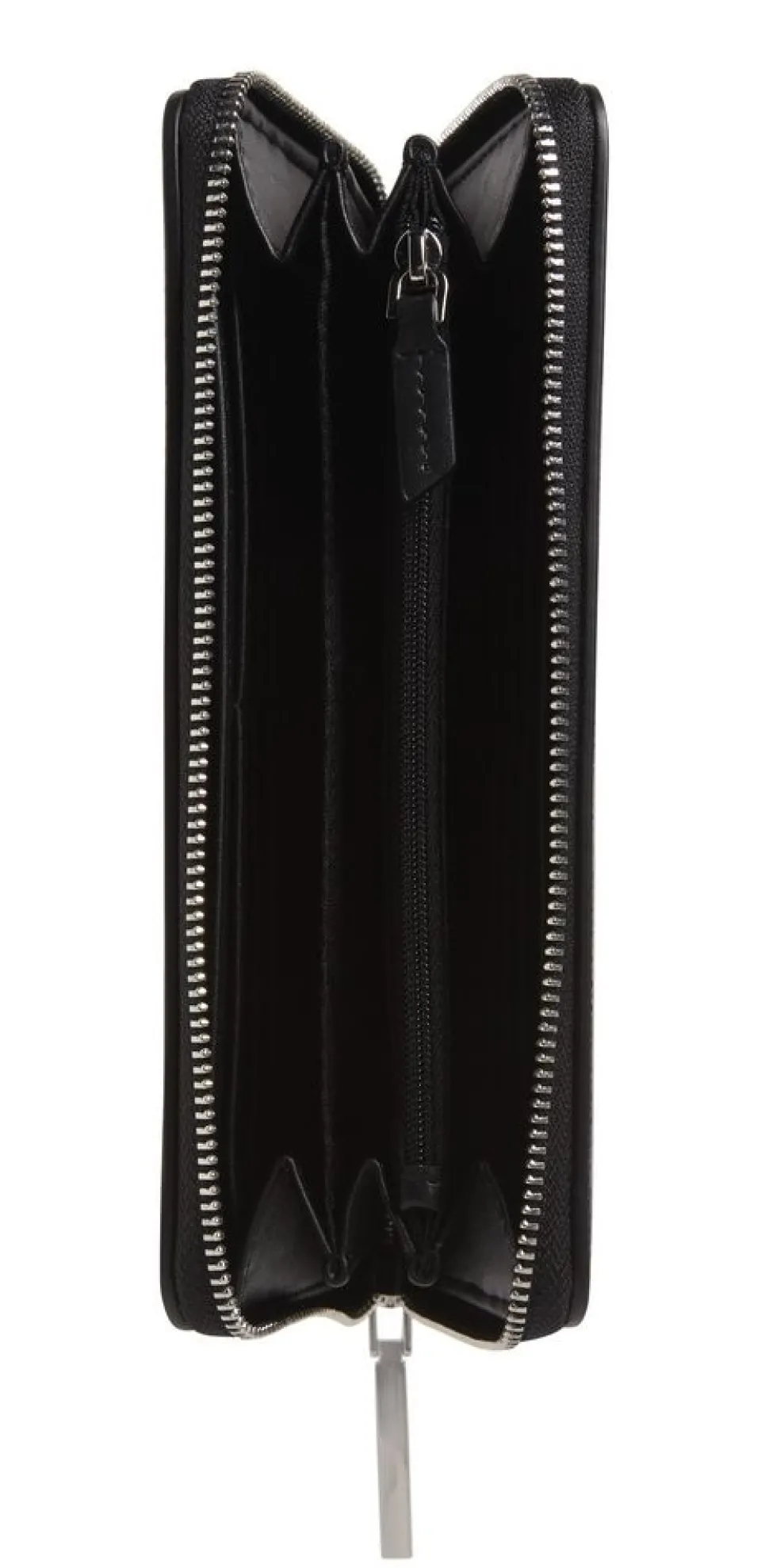 Portafoglio donna con zip Calvin Klein Nero
