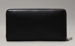Portafoglio donna con zip Calvin Klein Nero