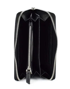 Portafoglio donna con zip Gianfranco Corti Alce 8878 Nero